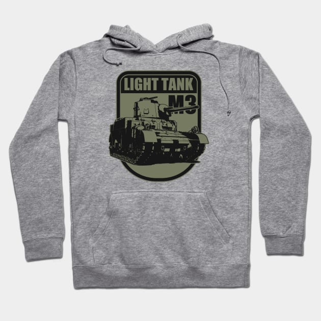 M3 Light Tank Hoodie by TCP